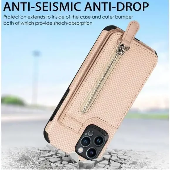 3-in-1 Phone Case In Beige For iPhone 14 Pro - Picture 10 of 11